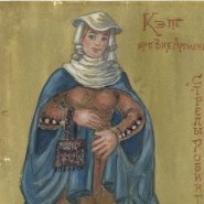 Эскиз костюма для фильма «Стрелы Робин Гуда»